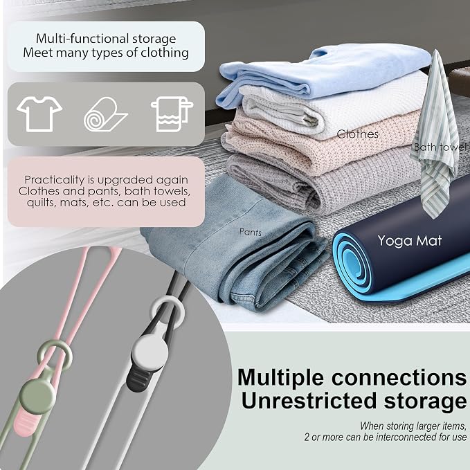 24Pcs Silicone Cable Straps Cord Organizer for Bundling Earphone, Phone Charger, Computer Cords, Reusable Cable Ties Wire Organizer in Home,Office,Kitchen,School (4 Colors)