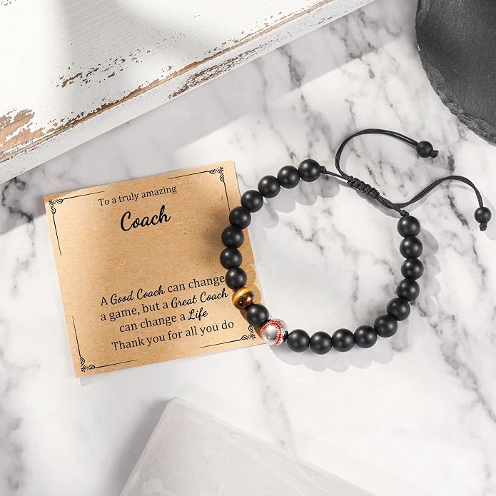 Baseball/Soccer/Basketball/Hockey/Golf/Football Bracelet Gifts for Boys Men