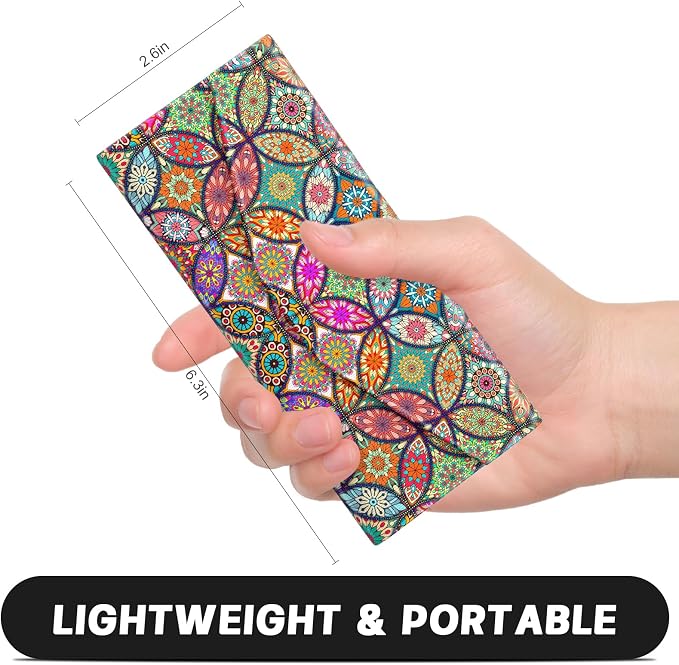 Sunglasses Case, Foldable Glasses Case, Magnetic PU Leather Hard Shell Folding Eyeglass Holder Box, Collapsible Unisex