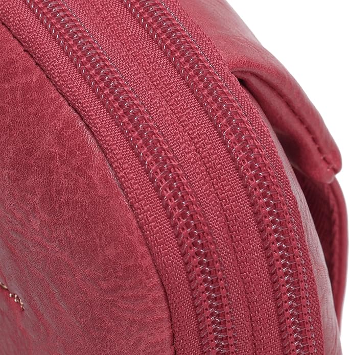Lightweight Small Crossbody Sling Bag for Women | Mini Travel Purse,Multi-pocket with Card Slots,Durable Vegan Leather,Everyday Carry