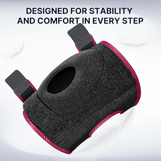 Fit Geno KneeXpert Knee Brace with Side Stabilizers & Patella Gel Pad – Adjustable Compression Support for Knee Pain Relief, Meniscus, ACL, Arthritis, Sports, Running - M/L