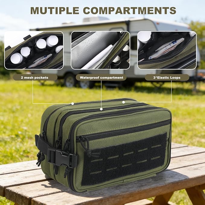 Travel Medicine Bag,Medication Pill Bottle Organizer Empty Case | Medicine Bag For Traveling,Small Medical Bag,Empty First Aid Bag