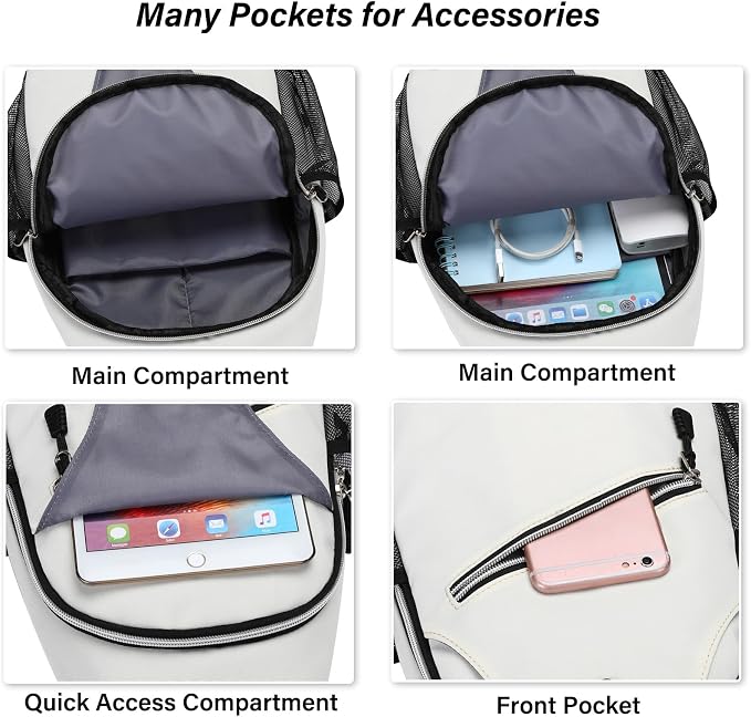 MOSISO Small Sling Bag for Men, Crossbody Shoulder Chest Daypack Bag | Sling Backpack for Casual Travel Hiking