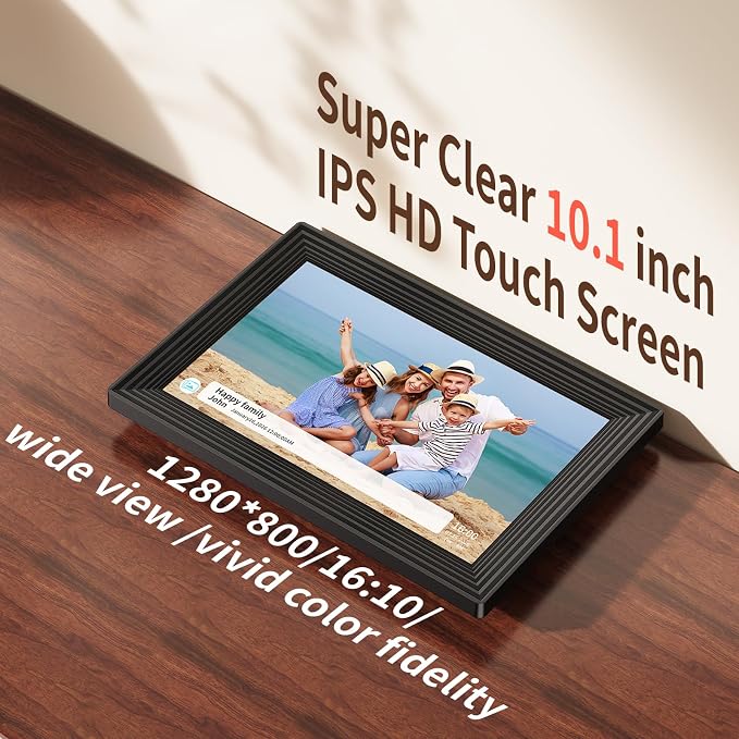 Digital Photo Frame,15.6 Inch Frameo Digital Picture Frame, 1920x1080 IPS LCD Touch Screen,Auto-Rotate,32GB, Supports SD Cards,Share Happy Moments Instantly via Frameo App from Anywhere
