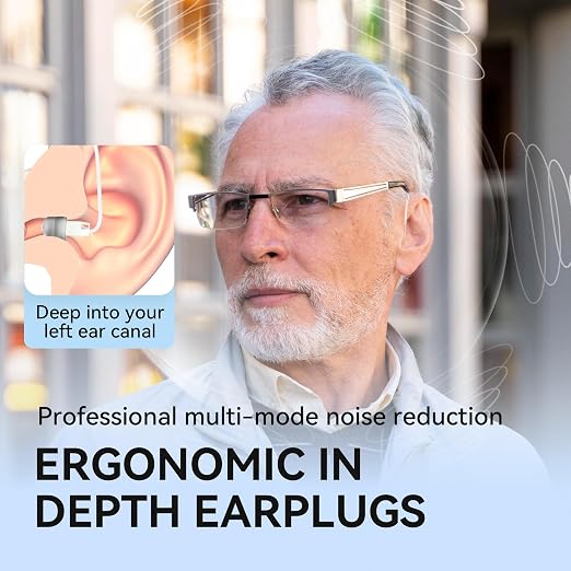 Hearing Aids for Seniors Rechargeable Hearing Aids Amplifiers with Bluetooth for Single Left Ear Hearing Loss Behind-The-Ear Ear Aid