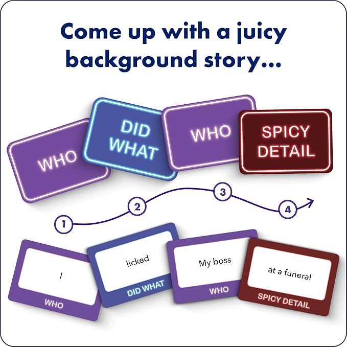 Freaky Rumors® Against Reality — Hilarious Party Card Game for Social Gatherings (3-6 Players) | Fun Ice Breaker for Adults & Family Game Night | Entertaining Board Game for Teens, Adults & Families