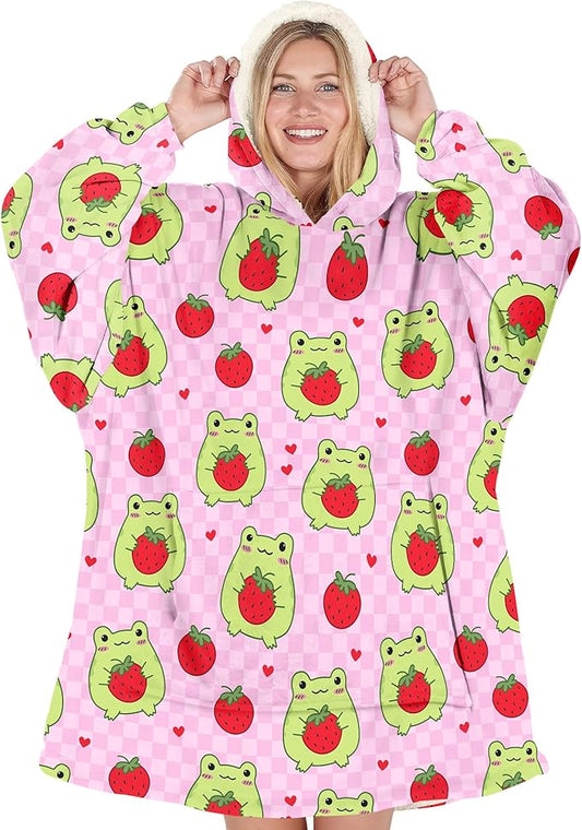 Wearable Blanket Hoodie For Mom Wife Best Ever Hoodie- Christmas Gift From Husband Daughter Anniversary Birthday