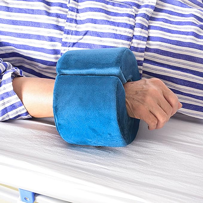 JIAHG Foot Elevation Pillow for Post-Surgery Pressure Relief Foot Ankle Heel Support Cushion with Wedge Rest Pillow Bed Pressure Sore Cushion for Elderly Bedridden Broken Ankle Recovery