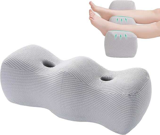 Leg Elevation Pillows For After Surgery,Leg Pillow Elevation Blood Circulation,Leg Wedge Pillow After Knee Replacement Post Surgery,Foot Pillow for Both Leg Swelling,Knee Pillow For Back Sleeping