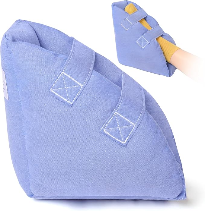 Heel Protectors Pillow for Pressure Sores - Adjustable Bed Sore Boot, Pressure Ulcer Cushion for Elderly Bedridden & Surgery Recovery (Ankle/Feet Support)
