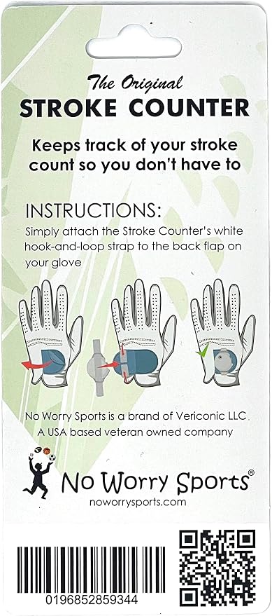 Original Stroke Counter with Universal Golf Glove Fastener
