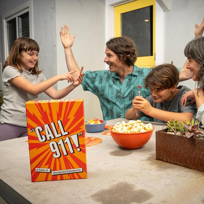 DSS Games Call 911! A Family Card Game of Unexpected Emergencies | Ages 12+