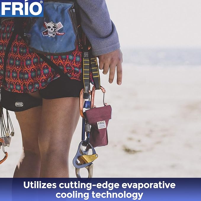 FRIO Cooling Wallet - Insulin & GLP-1 Cooler for 45+ Hours - Burgundy Mini