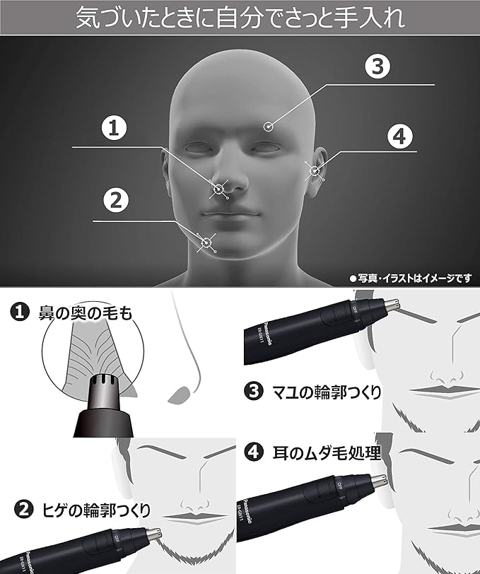 Panasonic ER-GN11-K etiquette cutter