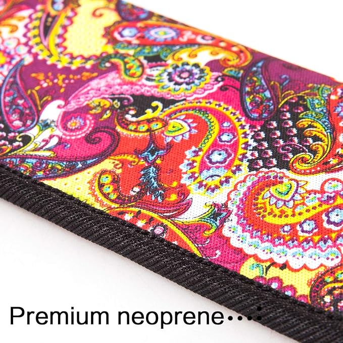 TRIUMPH VISION 3 Pack Reading Glasses Pouch Soft Case Eyeglass Sleeve Slim | Alternative to Bulky Case in bag, Lightweight Lined Padded Protect Optical lens Slip in, Cute Pattern Portable for Daily Use