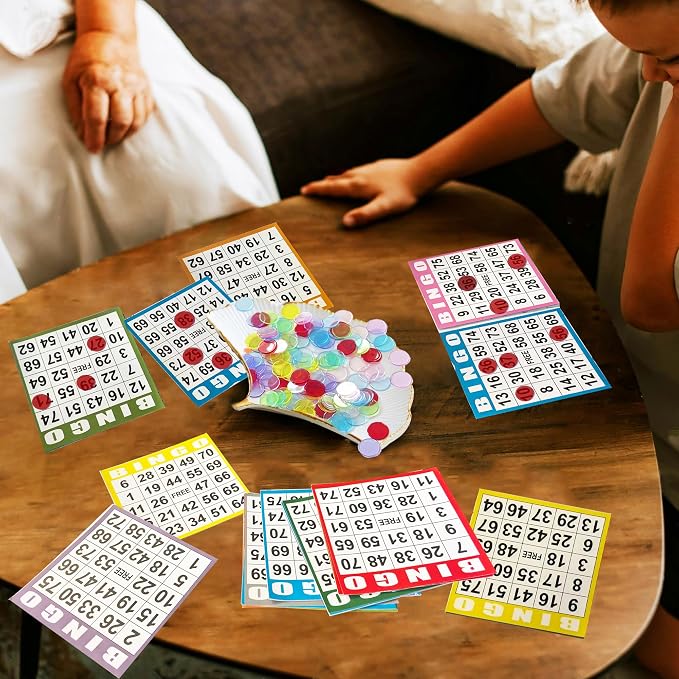 SEETOOOGAMES Bingo Paper Game Cards - 1 Card -100 Books of 10 Sheets