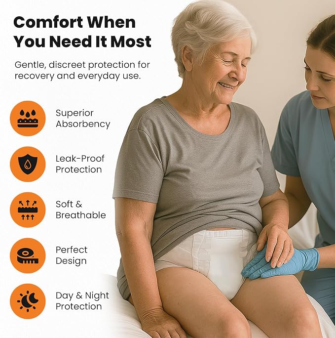 XXXL Diapers with tabs, QualityCost Adult Incontinence Underwear with Tabs, 20Pack, Unisex, Maximum Absorbency, Leak Proof, Disposable Diapers for Overnight Protection, Size 3XL (64-92 inch Waist)