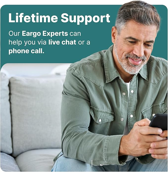 EARGO SE Virtually Invisible Hearing Aids and Deep Cleaning Kit