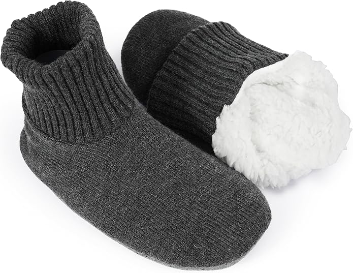 BenSorts Fuzzy Slipper Socks for Women Non Slip House Socks with Grips Gifts