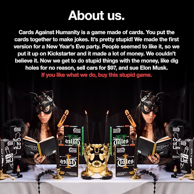 Cards Against Humanity Tales Vol. 2 • A New Twist on The Classic Adult Party Game • Fill in The Blanks of Horrible Stories with Your Cards