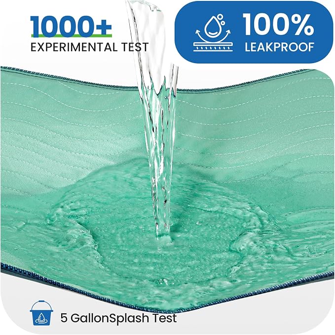 Washable Underpads,34"x36" (Pack of 4) - Heavy Absorbency Incontinence Bed Pads for Adults, Kids & Pets - Waterproof Reusable Protective Pad for Bed, Sofa, Furniture & Floor