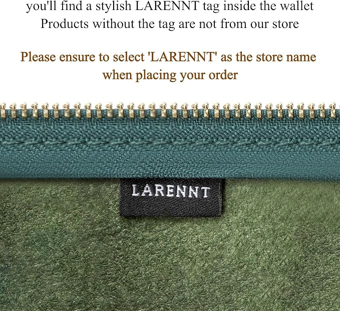 Full Grain Leather Coin Purse with Key Chain - Small Change Purse Keychain Card Holder Keychain Pouch Small Keychain Wallet for Women and Men (Forest Green)