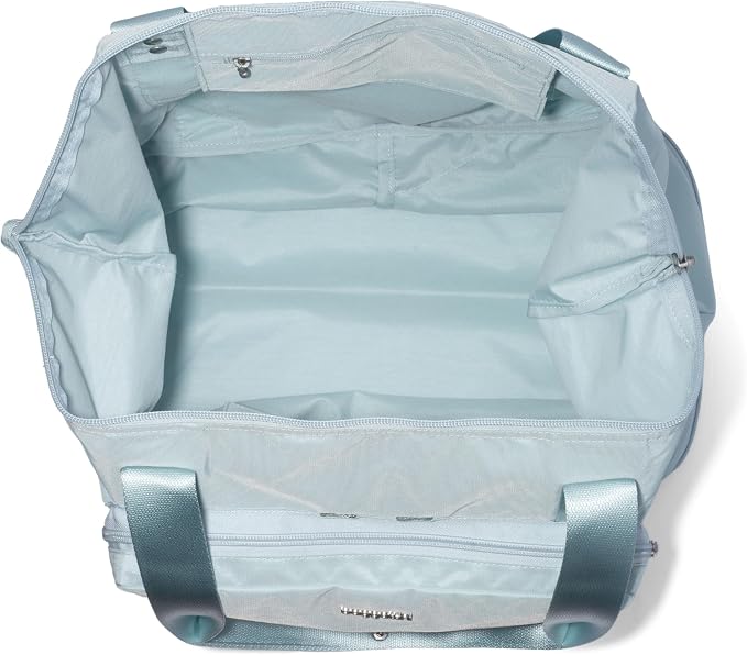 Baggallini Carryall Expandable Lightweight Travel Tote 22" Packable Folding Compact Nylon Washable Weekender w/Luggage Sleeve