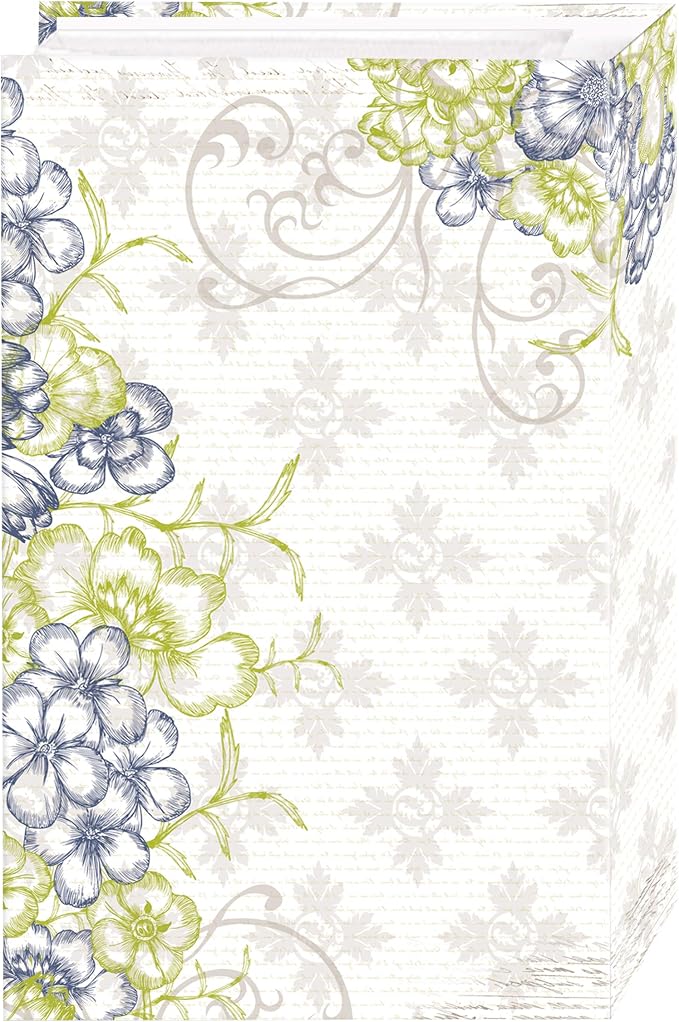 3-Ring Photo Album 504 Pockets Hold 4x6 Photos, Cobalt Breeze Design