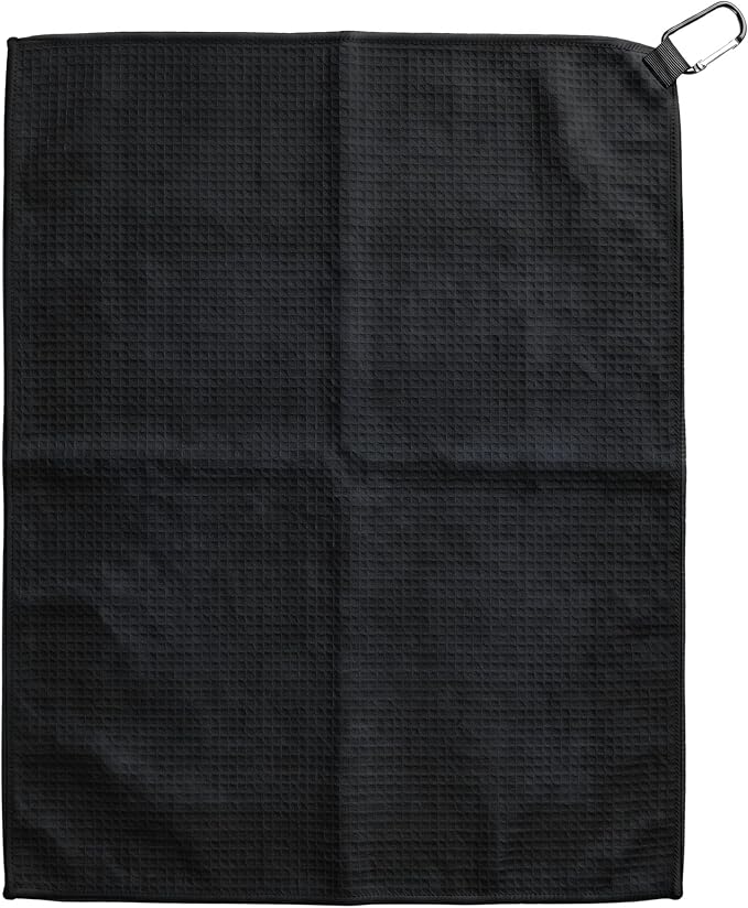 SHANKITGOLF Golf Towel Funny Microfiber with Magnetic Clip, Ball Cleaner for Clubs, Premium Cart Attachment, Golf Accessories Gift for Men, Golfers, Dad (Magnetic Clean My Balls)