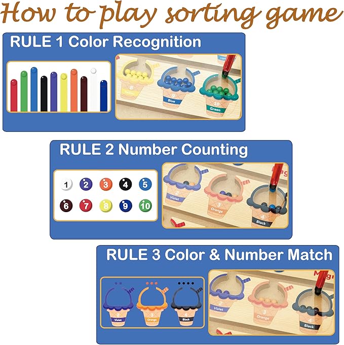 Memory Care Dementia Products for Elderly, Activities for Dementia Seniors, Magnetic Color & Number Matching Alzheimers Games for People With Parkinsons, Fidget Sensory Cognitive Gift Maze Board