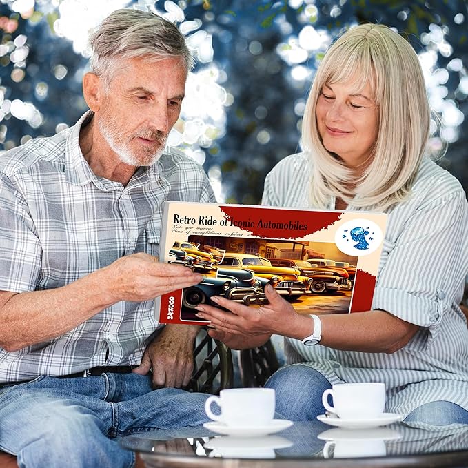 QUOKKA Alzheimers Jigsaw Puzzle Games for Adults with Horses, Dogs and Cars - 3 Set Dementia Puzzles for Elderly - 100 Piece Dementia Activities for Adults - Large Piece Gifts Products for Seniors