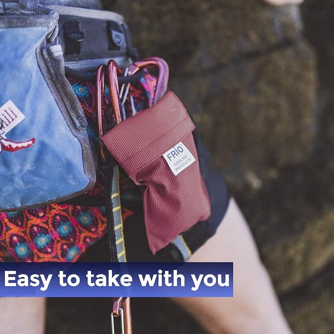 FRIO Cooling Wallet - Insulin & GLP-1 Cooler for 45+ Hours - Burgundy Mini