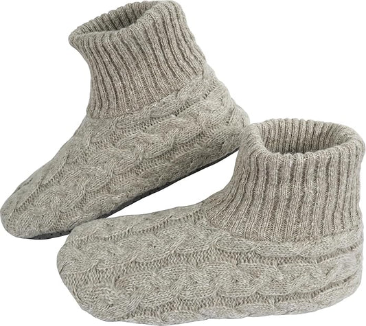 BenSorts Fuzzy Slipper Socks for Women Non Slip House Socks with Grips Gifts