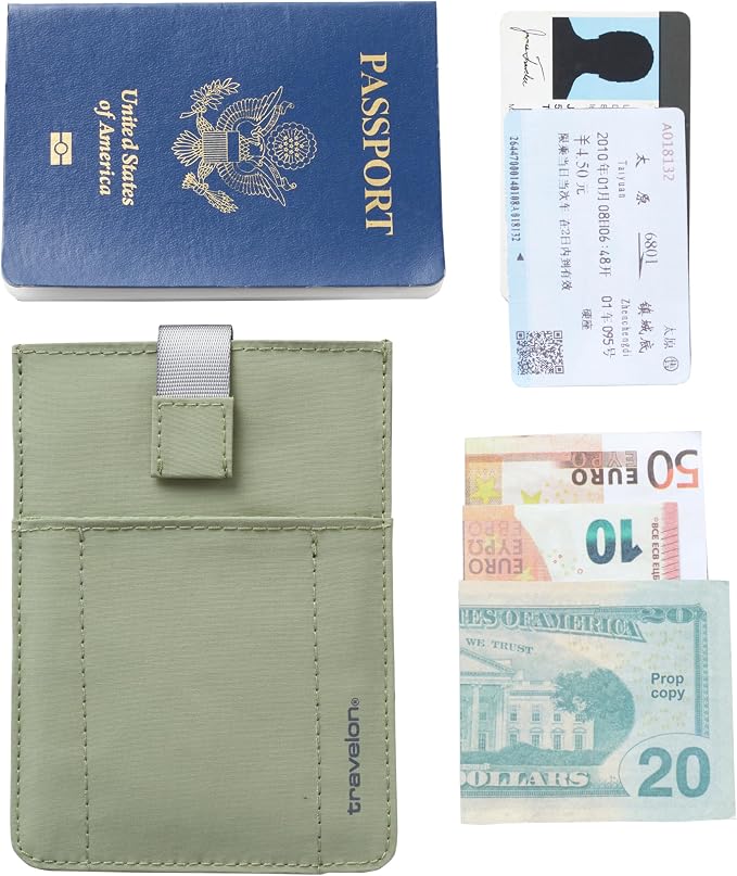 Travelon RFID Blocking Pull Up Passport holder