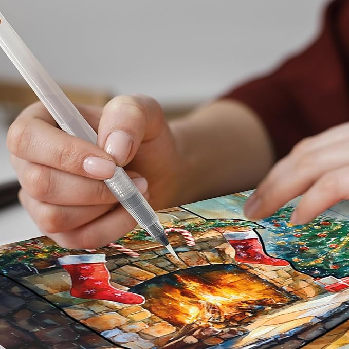QUOKKA Water Painting Dementia Activities for Seniors – Cozy Home Edition – Alzheimers Products for Elderly - Activities for People with Dementia - Crafts for Seniors
