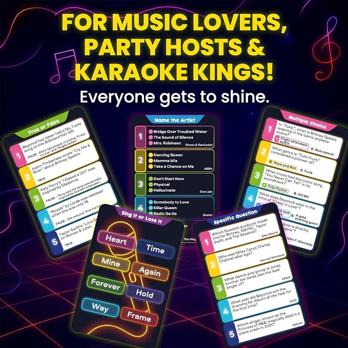 Quokka Who Knows Hits Better? 500+ Questions Music Games – The Ultimate Music Trivia Challenge for Adult & Family Party Games – Fun Singing, Karaoke & Guess-the-Song Game Night for Teens & Girls