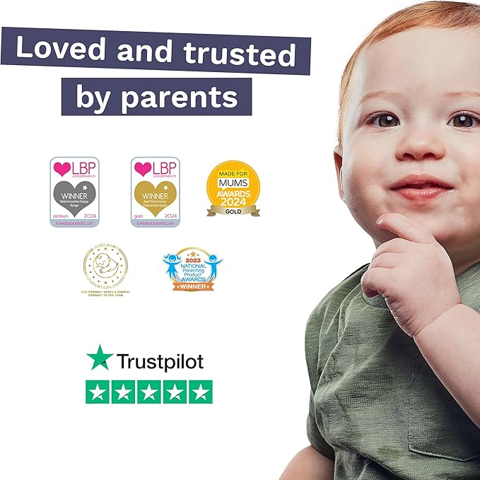 Pura Size 4 Eco-Friendly Diapers (18-31lbs) TCF Hypoallergenic, Soft Organic Cotton, Sustainable, up to 12 Hours Leak Protection, Allergy UK, Recyclable Packaging, 3 Packs of 22 (66 Diapers)