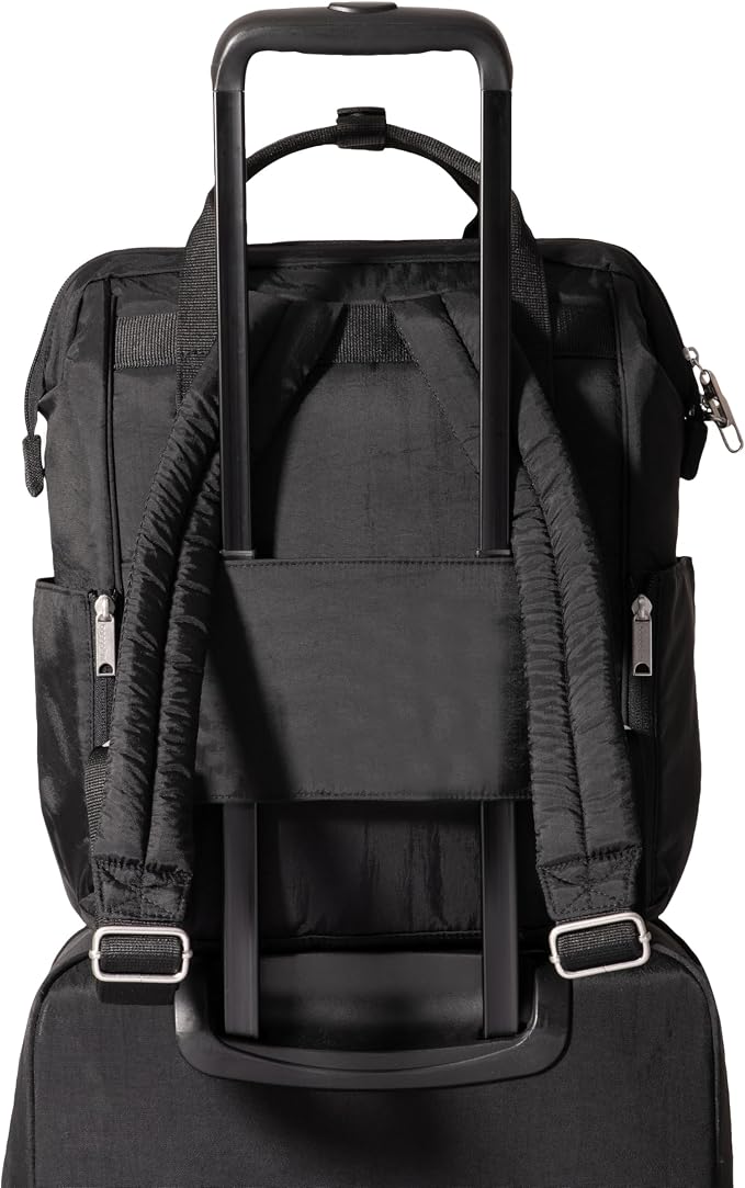 Baggallini Securtex Anti-Theft Windsor Backpack for Travel, Work & College, RFID & Locking Zipper, Up to 16" Laptop