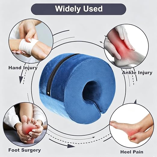 1pcs Foam Foot Elevator Support Pillow Ankle Heel Protector Anti-Bedsore Rest Elevating Support Pad Patient Elderly Foot & Hand Cushion for Relieve Pressure Preventing Ulcers Sores