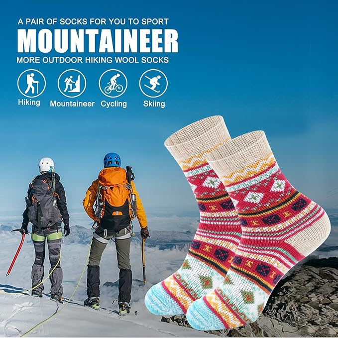 besky Warm Socks for Women Cozy Fuzzy Winter Socks