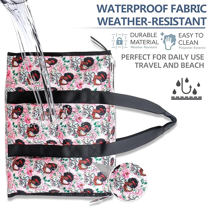 ABAMERICA Nurse Bags for Work Nursing Bag Multiple Pockets Waterproof Organizing Zip Top Clinical Bag for Nursing Students