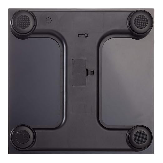Talking Scales - Big Numbers and Clear Loud Voice Announcement of Weight (Black)
