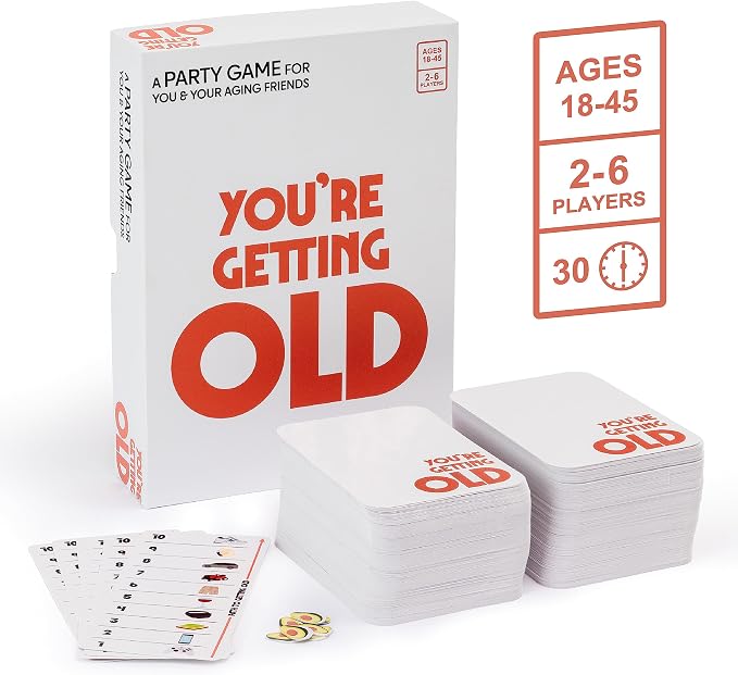 Vango You’re Getting Old – A Party Card Game for Aging Millennials - 2 to 6 Players, Ages 14+