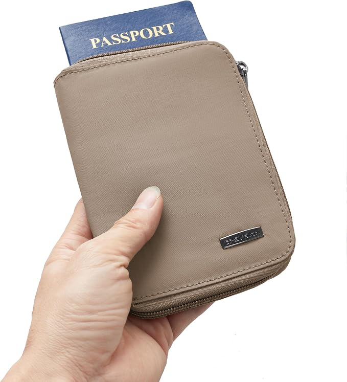 Travelon RFID Blocking Passport Zip Wallet