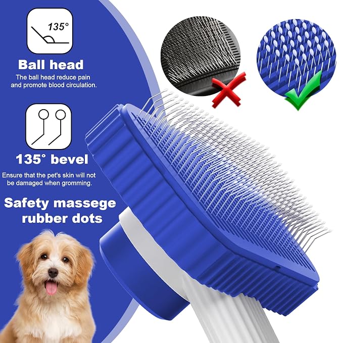Dog Brush, Cat Brush for Long Haired Cats