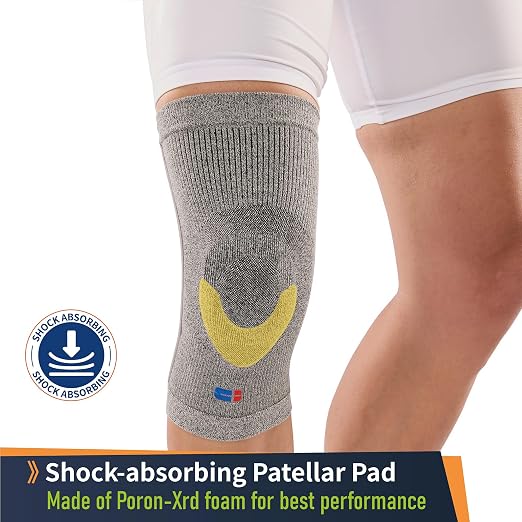 Comforband Premium Recovery Knee Compression Support – Germanium & Bamboo Charcoal Infused Knee Brace for Improved Circulation, Joint Stability, and Pain Relief (XX-Large)