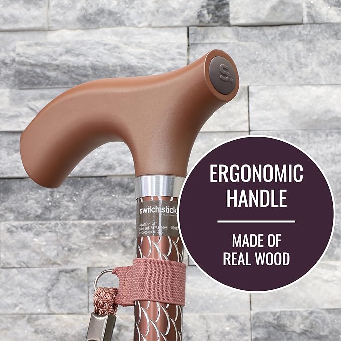 Switch Sticks Walking Cane for Men or Women, Foldable and Adjustable from 32-37 Inches, FSA and HSA Eligible