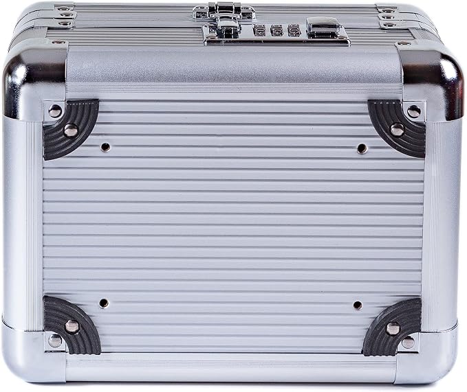 MEDICINE RX SAFE Medication Carrying Case - Small/Silver