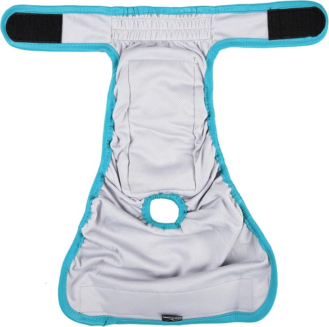 Tuiskusa Reusable Washable Dog Diapers Female, Highly Absorbent Doggie Diapers, Size Adjustable Puppy Diapers for Dog Period Panties(5 Pack)