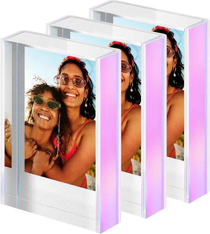 WINKINE 2x3 Mini Picture Frames for Polaroid & Fujifilm Instax Mini Film, Cute Instax Frame, Poalroid Frame for Photos, Tabletop Small Picture Display Holder for Instant Photo